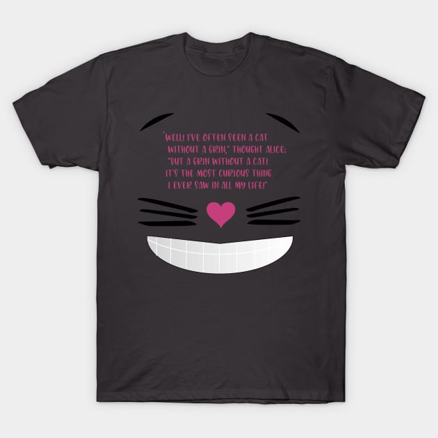 Cheshire Cat Alice in Wonderland T-Shirt by FamilyCurios